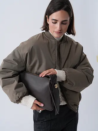 TORY BURCH | Sac en cuir - Sac bandoulière ROMY | braun